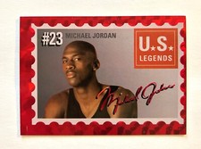 MICHAEL JORDAN U.S. LEGENDS (PROTOTYPE - FOIL TEST RUN - 1 of 1300)  VERY GOOD