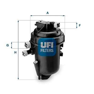 FILTRO CARBURANTE UFI 5508400