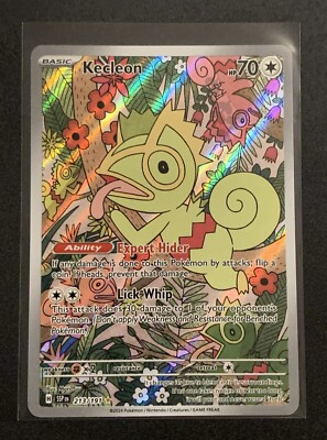 kecleon pokemon card Kecleon - 213/191 - Illustration Rare - SV08: Surging Sparks - Pokemon TCG