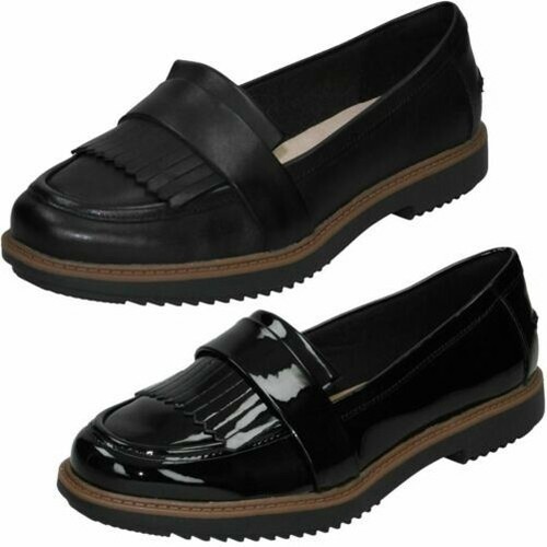 Mujer Clarks Zapatos de Vestir sin Cordones Raisie Teresa | eBay
