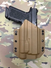 Coyote Tan Kydex Light Bearing Holster for PSA Dagger Streamlight TLR-1s / TLR1