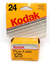 Kodak Plus-X Pan PX 125 Black White Print Film 24 Exposure: Expired 2002