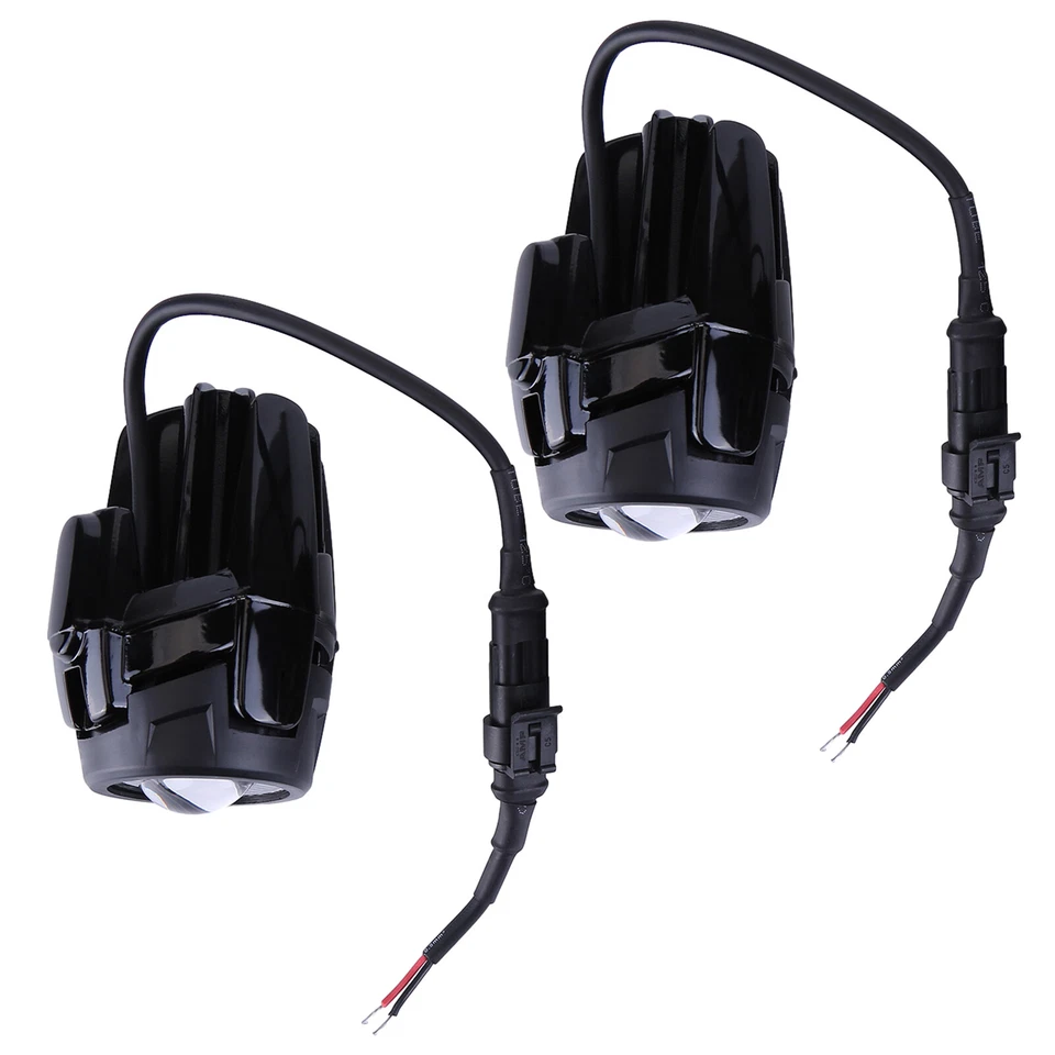 Zusatzscheinwerfer Nebelleuchte E9-Geprüft + Kabelbaum Für BMW R1200GS - Bild 2 von 4