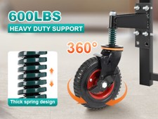 8 Inch Fence Gate Wheels, Gate Wheel for Metal Tube Gate