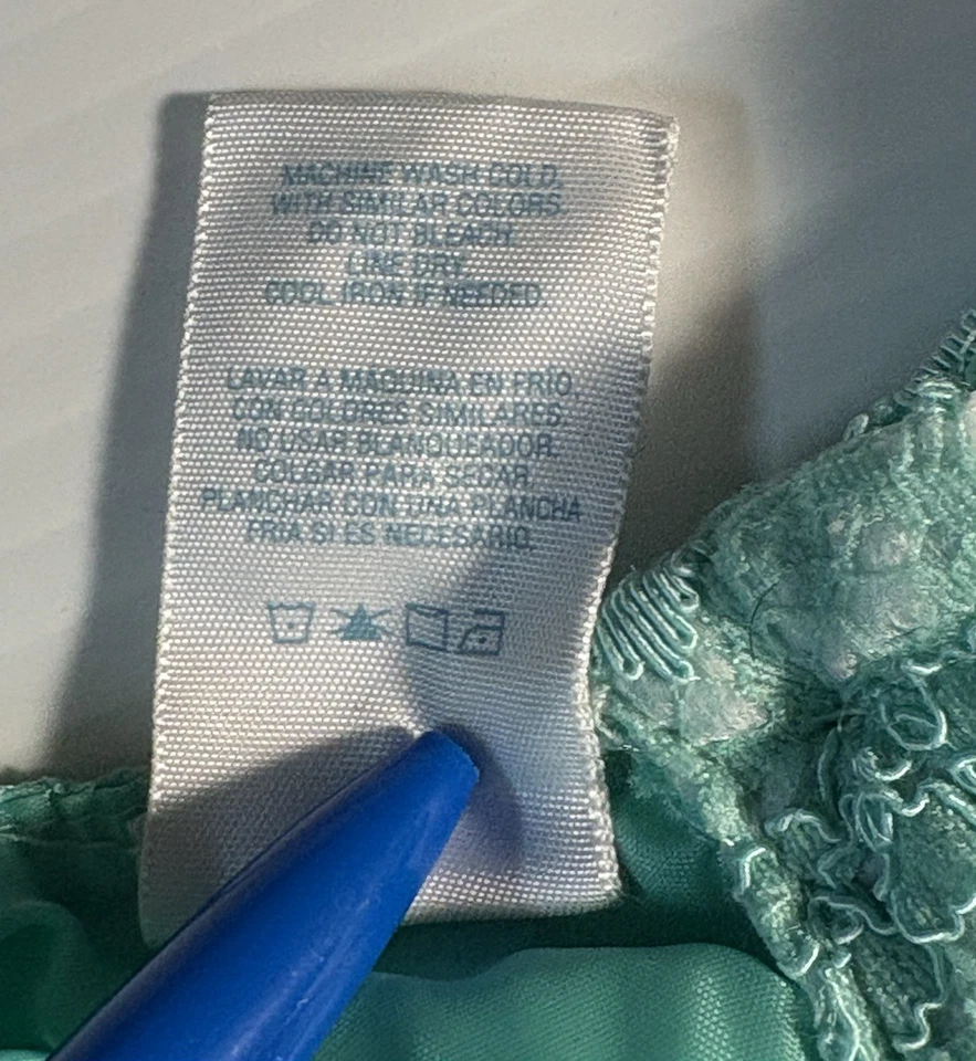 Vestido de encaje verde maravilla para niños talla 2T - totalmente forrado excelente estado Foto 4 de 4