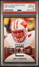2007 Fleer Ultra Fresh Faces Joe Thomas #ff-jt Browns Rookie RC PSA 10 Gem Mint