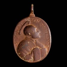 Medal XVI-XVII centuries, S. Ignacio Loyola / S. Francisco Javier - 47x31 mm.