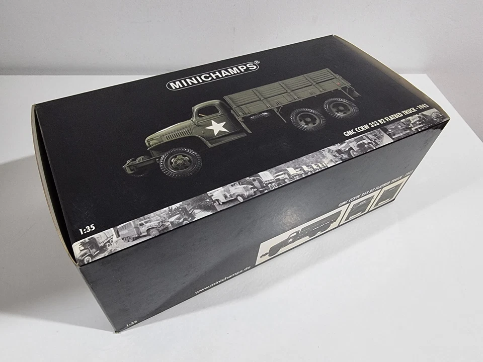 Minichamps 350042070 - GMC - CCKW 353B2 TRUCK FLATBED CASSONATO 1943 1:35 - Image 2 of 4