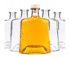 Glasflaschen 500ml Leere Flasche Kappe Weinflasche Tinkturflasche Liköre Saft LO