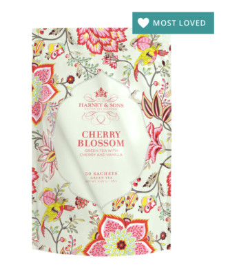 Harney & Sons CHERRY BLOSSOM Tea 50 ct Sachet Bulk Bag