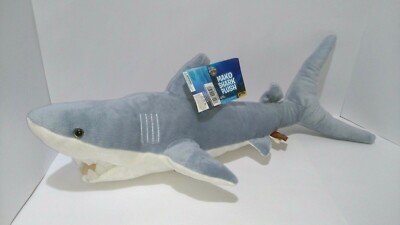Adventure Planet Mako Hai Plüschtier Stofftier Tier Ozean Meer Figur Puppe mit Etikett