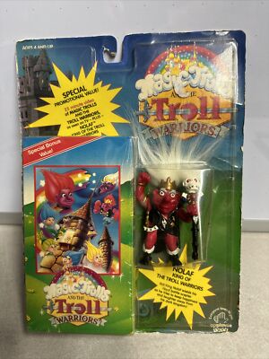 1992 Magic Trolls Troll WARRIORS KING NOLAF With VHS Sealed New In