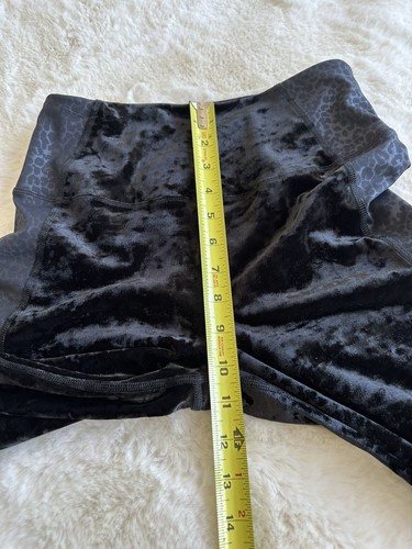 Good American schwarze Samt Leggings Gr. 2 - Bild 7 von 8