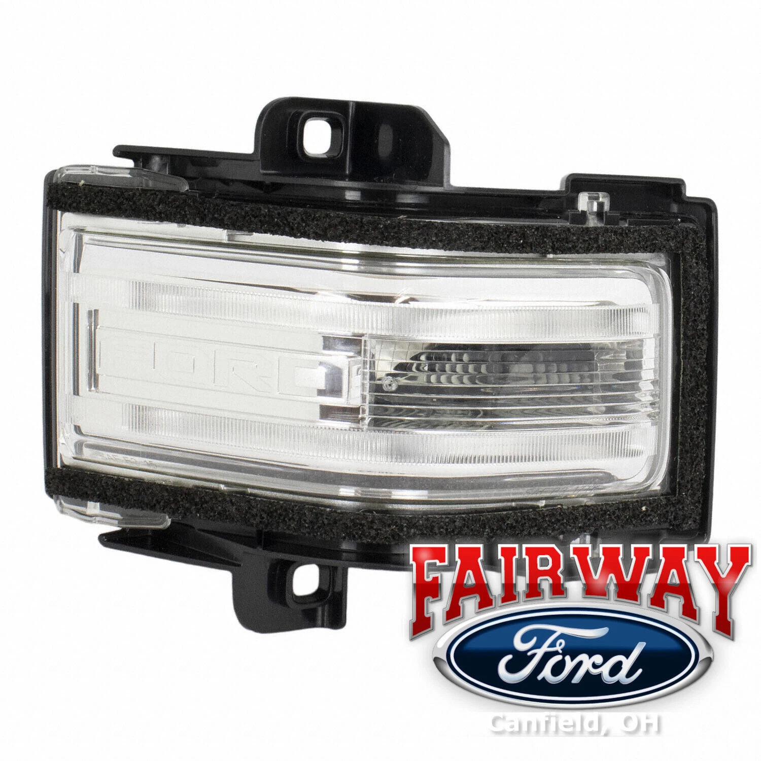 17 thru 26 Super Duty OEM Ford Mirror Signal Lamp Lens w/o Spot RH PASSENGER