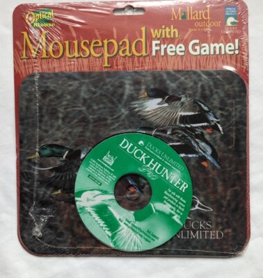 New Vintage Duck Hunter Mousepad With Cd Mallard Outdoor Sealed ducks unlimited 