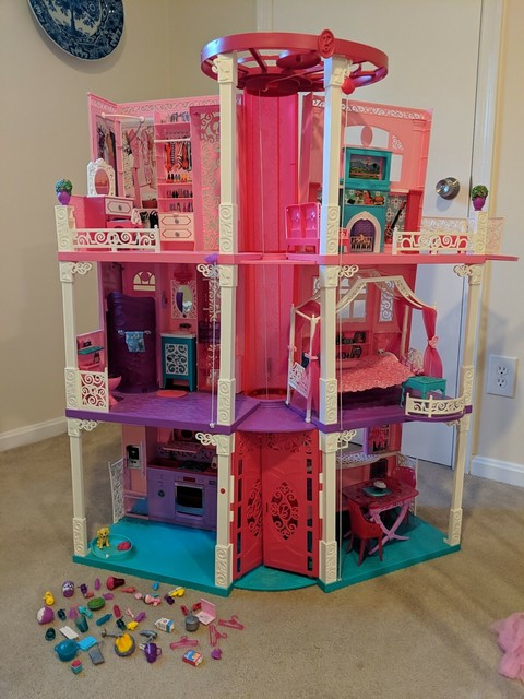 barbie dream house 3 story