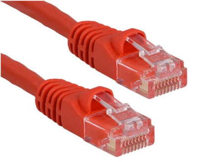 RiteAV Cat6 Network Ethernet Cable Red 10ft (Certified Fluke Tested)