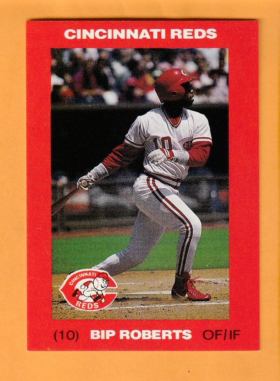 Bip Roberts Cincinnati Reds 1992 Reds Kahn's #10 UNLV Rebels