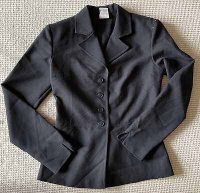 No Boundaries Juniors Black Jacket Blazer Sz Officewear VTG