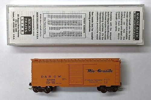 MTL S Micro-Trains Special Run 96.16 Rio Grande D&RGW 62496 40 pies vagón de carga | Zustand: New