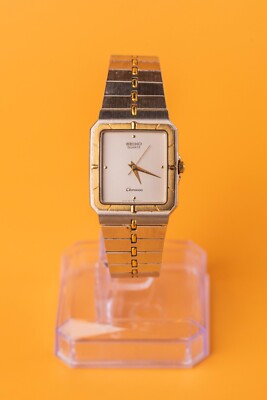 Seiko Chronos Tank case 34x26mm Mens Quartz Watch