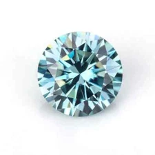 3 CT Natural Blue Diamond Round Cut VVS1 D Grade IDGL Certified 1 Free Gift NB45