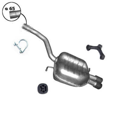 Endschalldämpfer + Zubehör für Auspuff VW Passat & CC  2.0 TDi Turbo Diesel