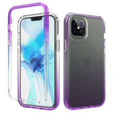 For iPhone 12 / iPhone 12 Pro 6.1" Full-Body Case W/ Built-in Screen Protector