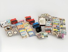 Huge Vintage Sawyers VIEW MASTER Lot 7 Bakelite Talking Viewers 1960s Reels