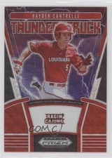 2020 Panini Prizm Draft Picks Thunderstruck Red Wave Hayden Cantrelle #TH-6 4l3