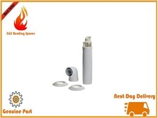 Baxi Multifit Group A 60/100mm Horizontal Telescopic Flue White 720599401