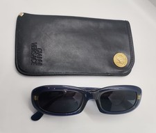 Gianni Versace Small - Mod 308 Col 723 Blue lenses. with box Italy 1990 vintage