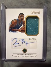 2024 Keepsake Multi Sport Edition - Gem Patch Autographs Muggsy Bogues /99 