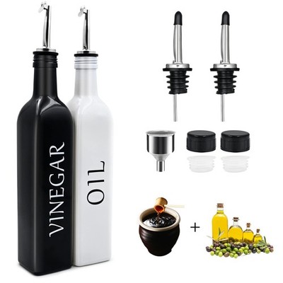 Bottiglia dispenser per olio d'oliva, verde 2 in 1, spray e versare