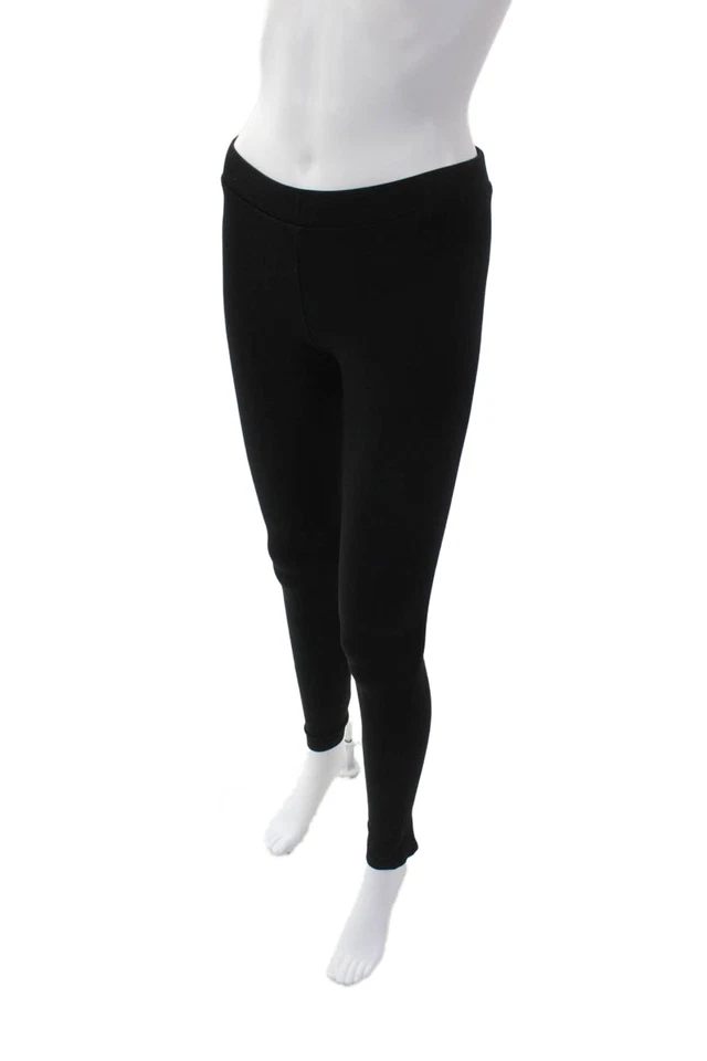 Leggings Vince Mujer Texturizados Elásticos Cintura Forrados Negros Talla M Foto 2 de 4