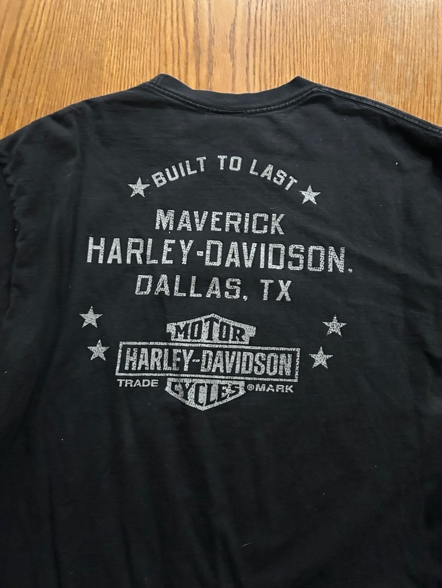Harley-Davidson Maverick Dallas TX Graphic T-Shirt View 4