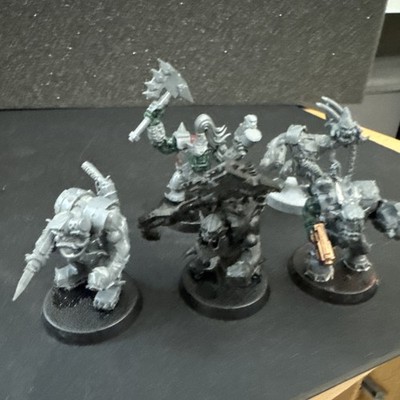 5 x Warhammer 40k Orks Ork Nobz Plastic 