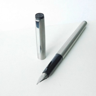 PELIKAN SIGNUM P 505 Fountai pen Steel and Chrome  Vintage Germany
