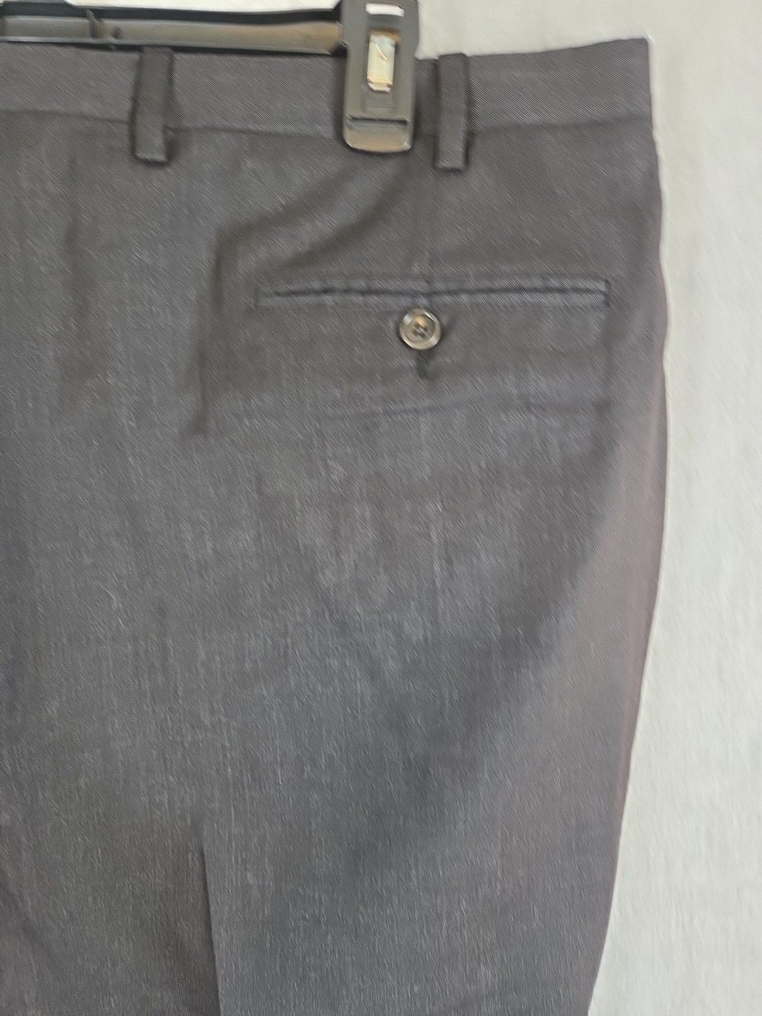 Brooks Brothers 1818 Fitzgerald Mens Wool Dress Suit Pants 40x30 Charcoal Lined thumbnail 5