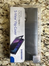 Samsung Galaxy Note 4 S-View Flip Cover in nero antracite
