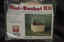 Mini Basket Kit Little Market Basket 73091 Instructions  Materials for 3" x 5  