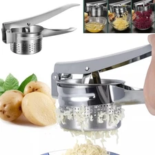 Stainless Steel Potato Ricer No Lumps Potato Masher Press Large Vegetables Tools