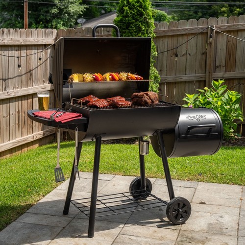 Char-Griller® Griglia a Carbone, 785 Pollici Quadrati Barrel Pro™ Griglia a Carbone - Foto 1 di 8