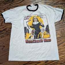 Nunchuck Nun SHIRT (XL) 23x30 Karate Action Movie Parody