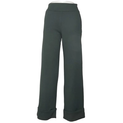 YAS, Palazzohose, Größe: XS, Yasvictoria Hw Tuck Up Wide Pants, Grün #tgV
