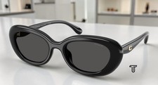COACH HC8448U 500287 Cdp35 Black Grey Solid 54 mm Women's Sunglasses