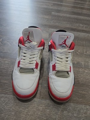 Jordan Air Jordan 4 Retro Fire Red Mens Size 10 Sneakers *no box*