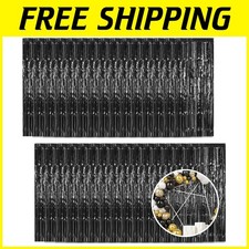 Black Foil Curtain Photo Booth Props