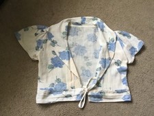 Vintage 1930s summer beach cotton bolero Women s Sportswear