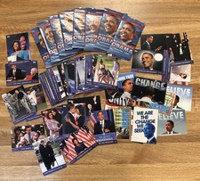 Lot of EIGHT 2008 Topps Obama Inaugural Editi...